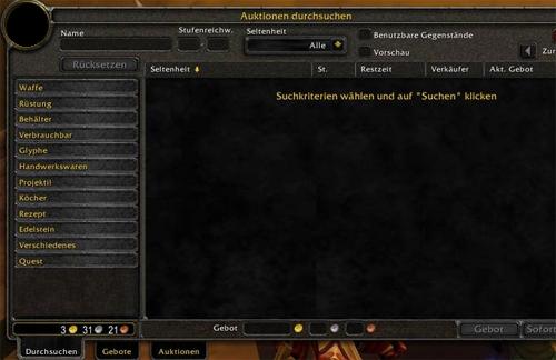 Wow Auktionen