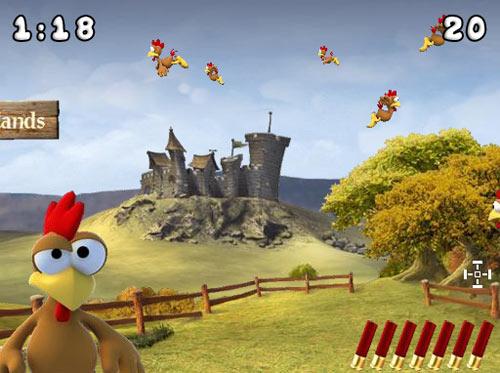 Moorhuhn Online Gameplay screenshot Burg