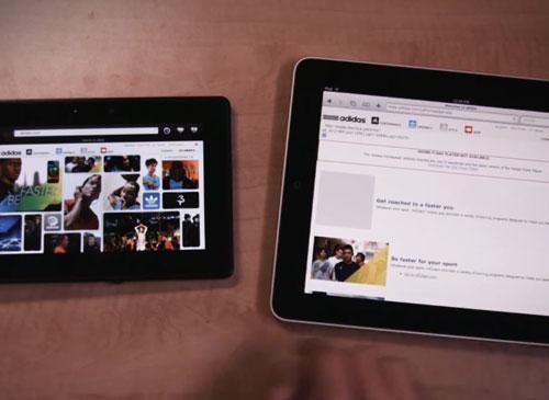 Apple iPad Vergleich BlackBerry Tab