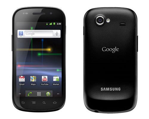 Google Nexus S Vor-Rückseiten Ansicht