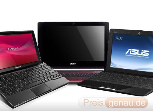 netbook asus acer lenovo