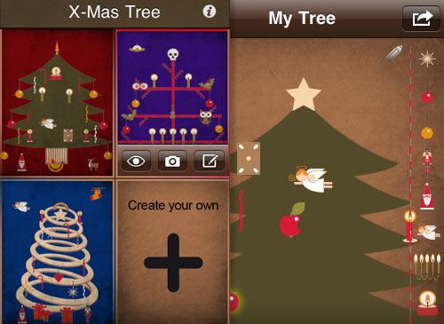 x-mas tree itunes app
