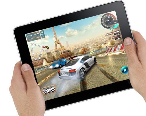 iPad game rennspiel screenshot