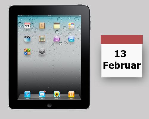 ipad 2 kommt am 13 Februar