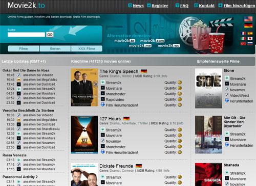 MOVIE2K.TO - legal oder illegal? - Alternativen und Ähnliche Seiten