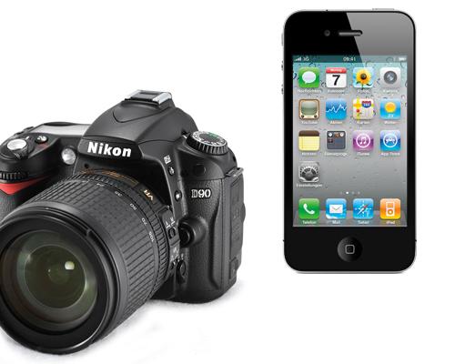 Nikon D90 iPhone 4G