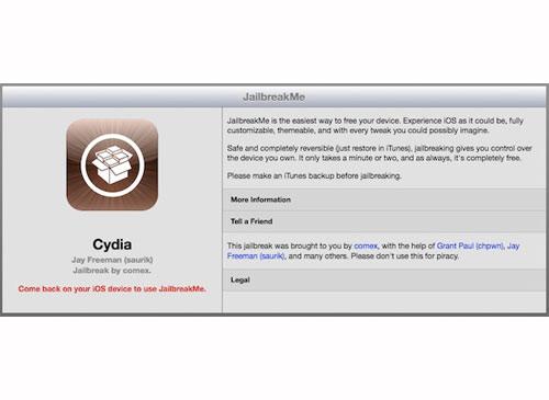 Apple IOS JailbreakMe