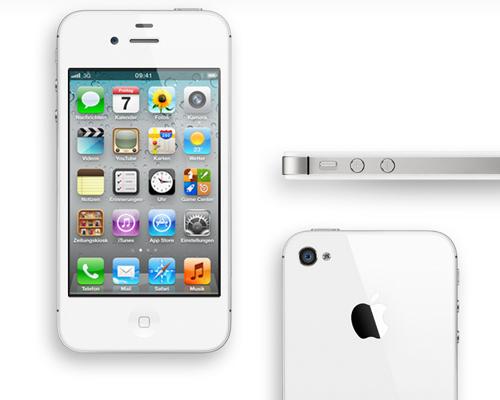 iPhone 4S Weiß Ansichten