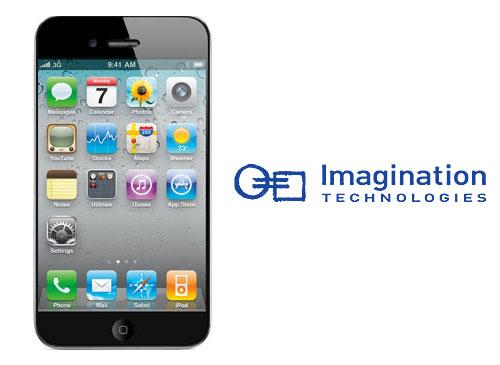 iPhone 5 und Imagination Technologies logo