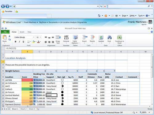 Microsoft Excel 2010