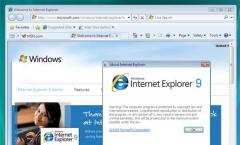 Internet Explorer 9 von Microsoft