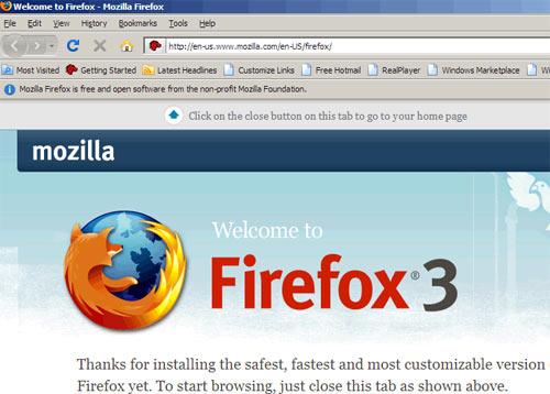 Firefox browser schneller
