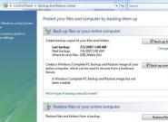 Windows-Backup: Mit Windows 7 ein