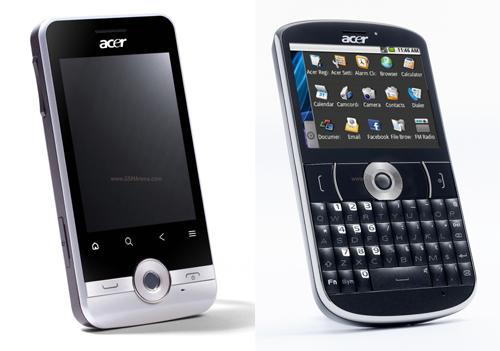 Acer Smartphones beTouch E120 und beTouch E130