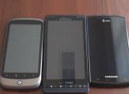 Prozessor-Vergleich zwischen Google Nexus One,