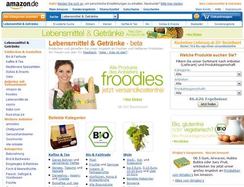 Amazon.de Lebensmittel