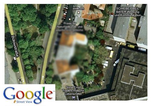 Google Street View in Deutschland Eigenes Haus mit Online