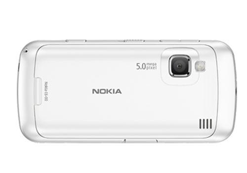 Nokia C6 White back