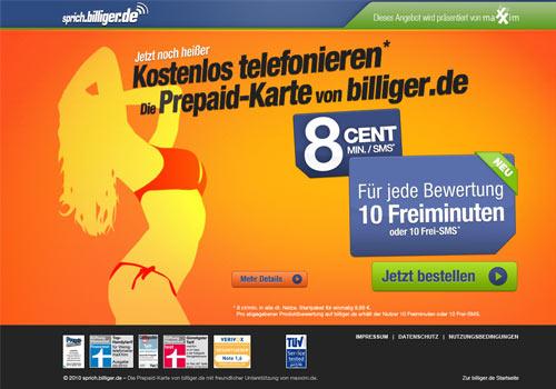 Sprich.billiger.de kostenlos