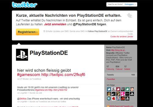 Twitter Playstation games