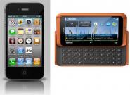 Nokia E7 vs. iPhone 4: