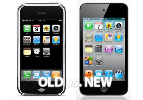 apple ipod touch old vs new