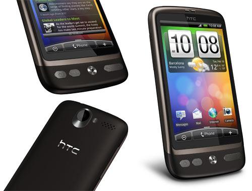 Handy HTC Desire HD Kamera Display