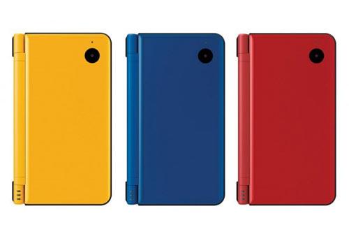 Nintendo DSI XL Farben gelb rot blau
