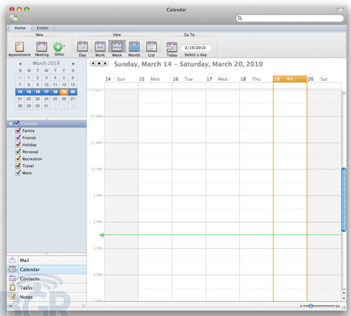 Microsoft Outlook 2011 Kalender