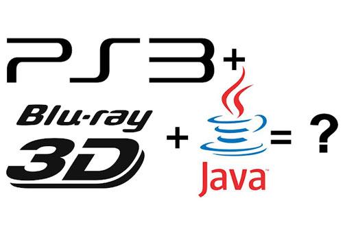 Playstation 3 blu-ray 3D java