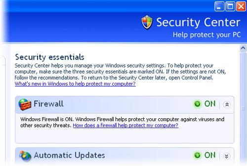 Windows XP Firewall 
