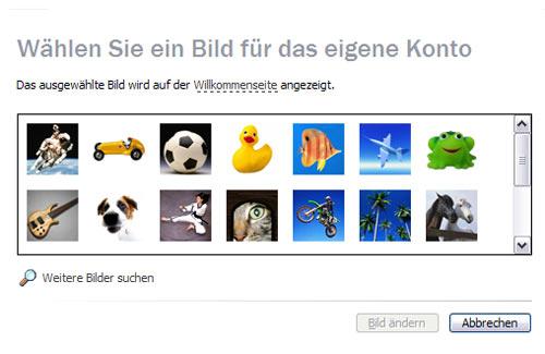 Bild des Windows Benutzer-Accounts