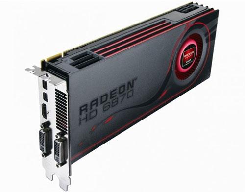 AMD Radeon HD 6870 Seitenansicht