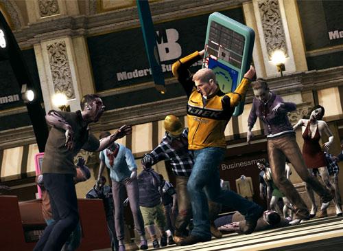 Dead Rising 2 Screenshot cell phone attack