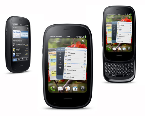HP Palm Pre 2 Ansichten Vor-Seitenansicht