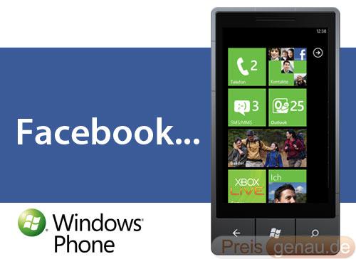 windows phone 7 facebook handy