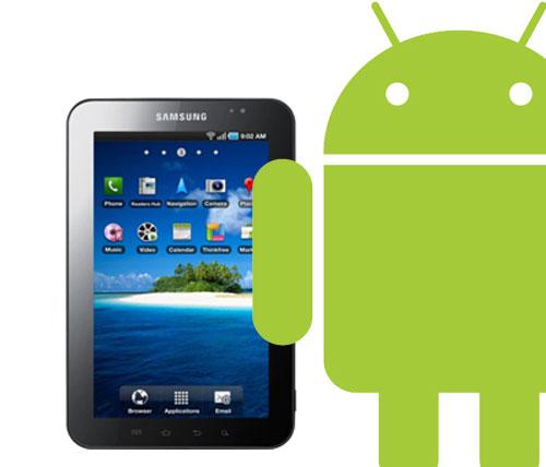 Android vor Samsung Galaxy Tab