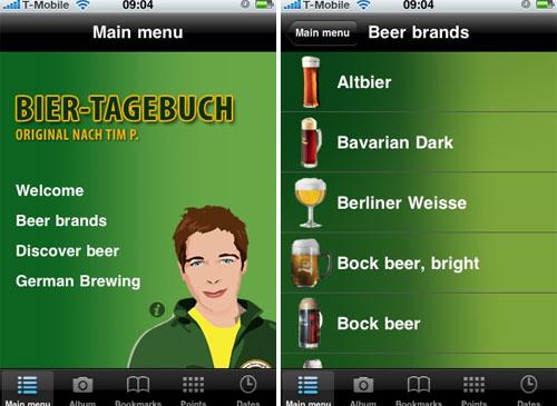 Apple Beer Diary App Screenshot