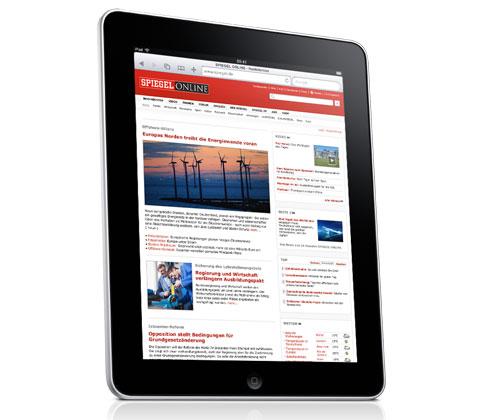 Apple iPad Zeitung