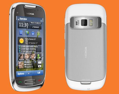 Nokia C7-00 Silber 