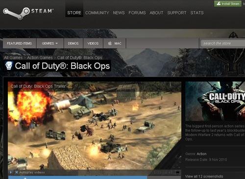 steam call of duty black ops
