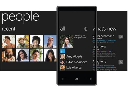 Windows Phone 7 Bedinungs oberfläche