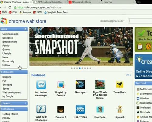 Chrome OS Webstor 