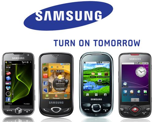 Samsung Logo und Handys