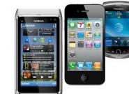iPhone 4 drängt Blackberry Smartphone