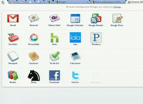 Google Chrome OS Startbild