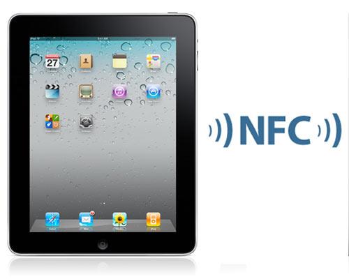 iPad mit NFC Logo
