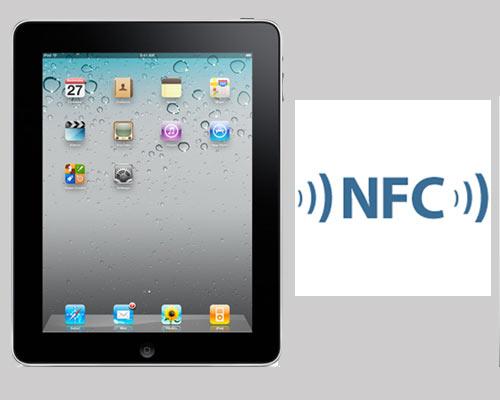 iPad mit NFC Logo