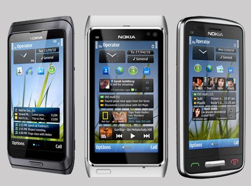 Nokia Handys N8 C7 C6