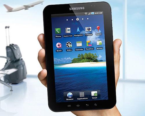Samsung Galaxy Tab Flughafen